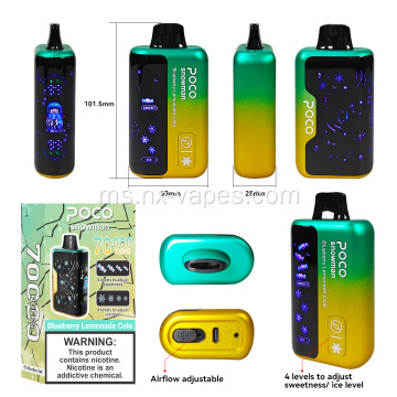 Poco snowman 70k sedutan vape asli